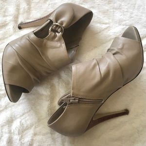 Aldo Open Toed Heels Hamner Ankle Booties